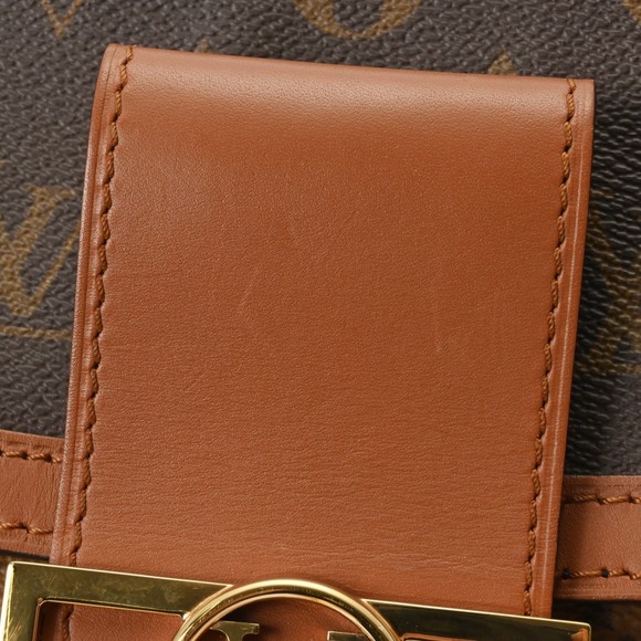 Louis Vuitton Reverse Dauphine MM Brown Shoulder Bag Back - Picture 8 of 15